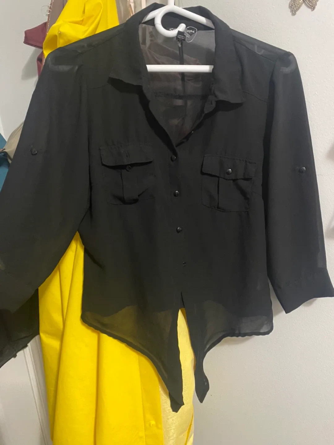 Streetwear Society Black Blouse - Size L/G thumbnail