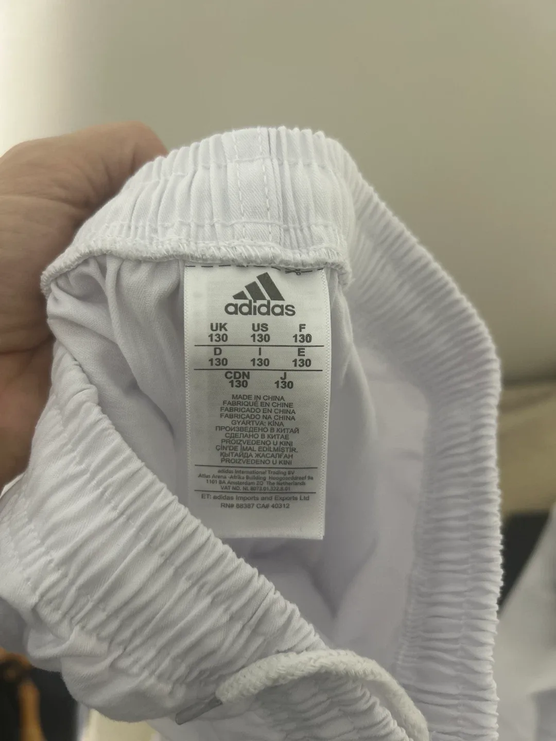 Adidas Taekwondo Uniform Size 130 image indicator(4)