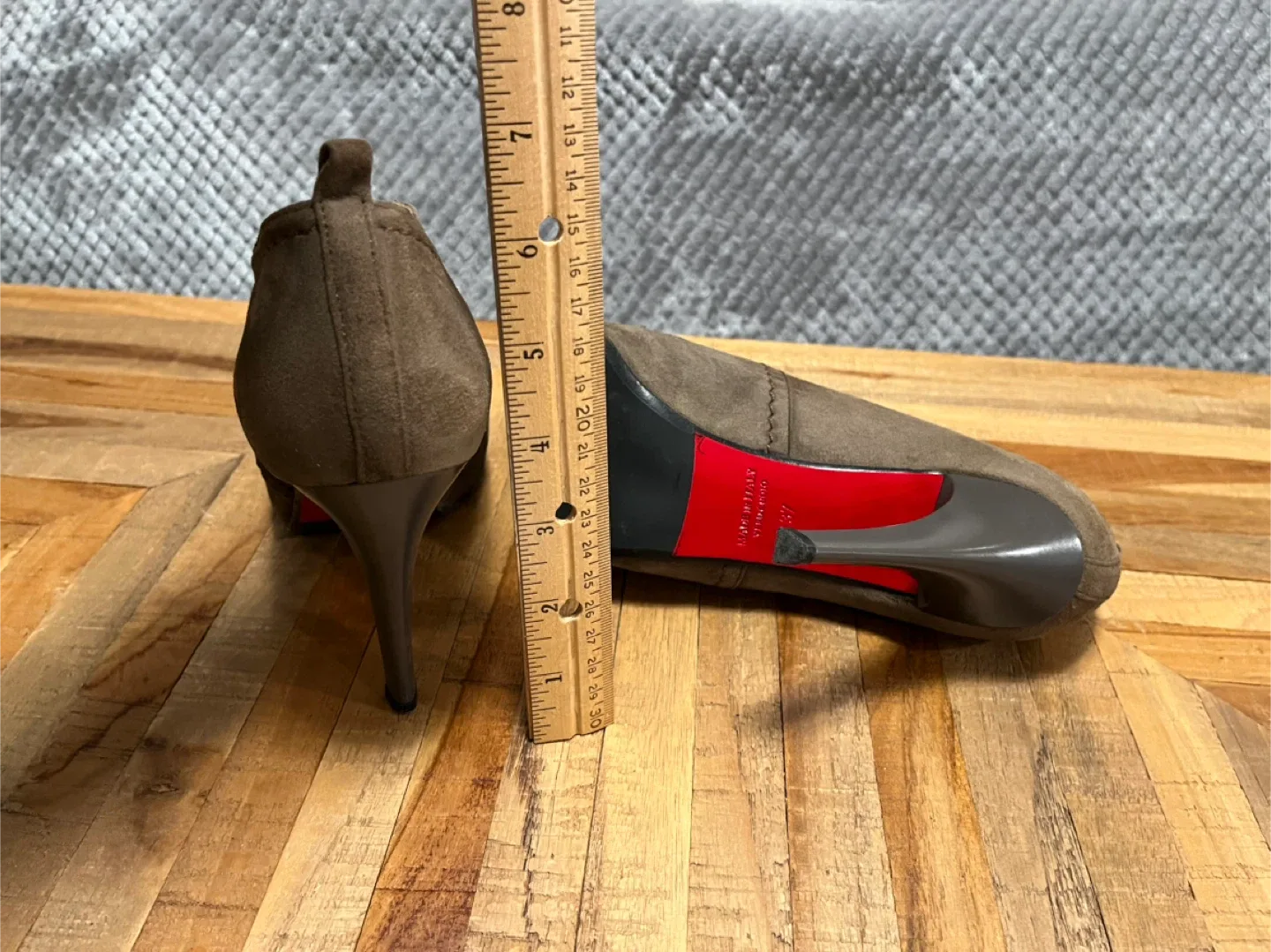 Women’s Italian-made suede bootie- size 37 / 6.5 image indicator(2)