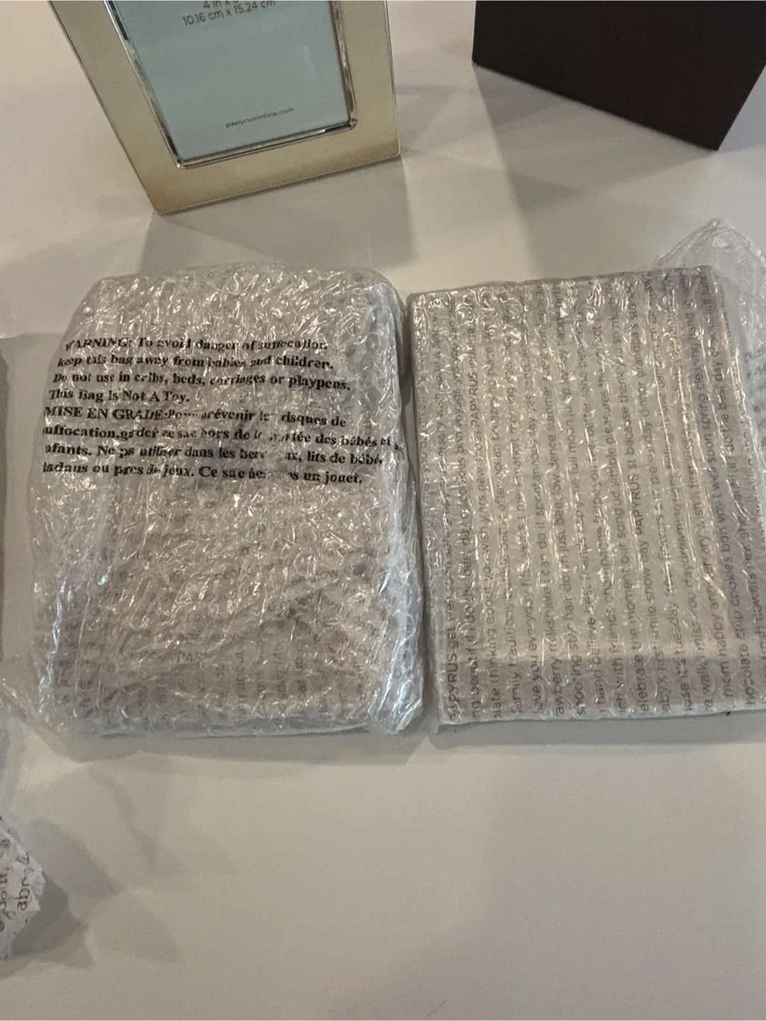 Brand New - Set of 3 Papyrus Picture Frames For Sale image indicator(6)