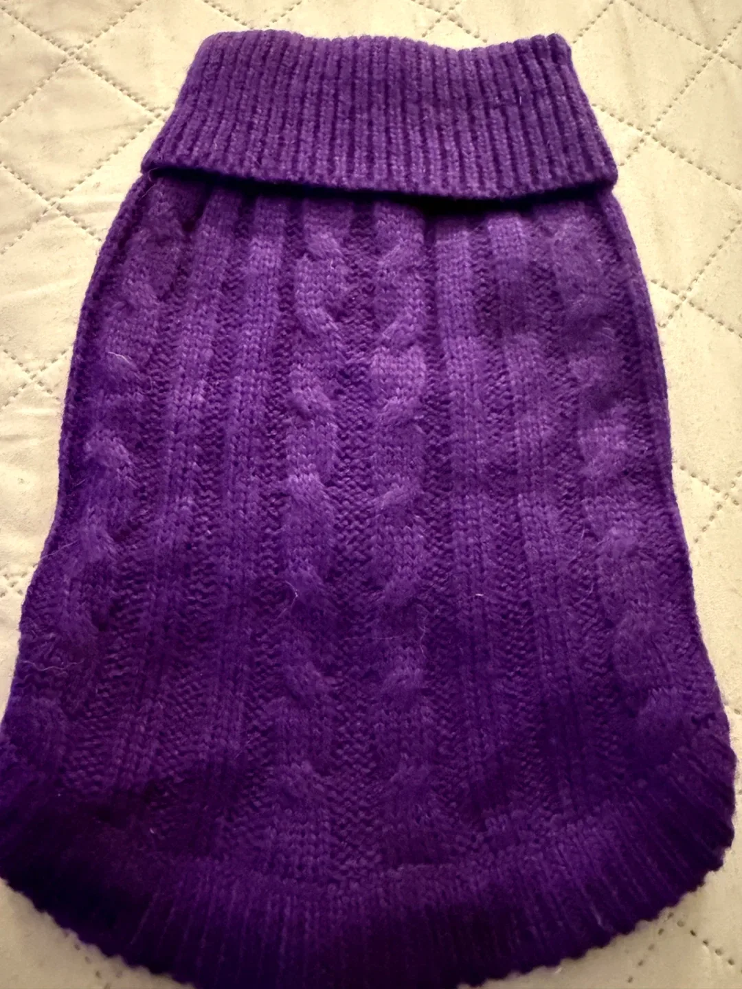 HOLD HONEY Purple Dog Sweater - Size S image indicator(2)