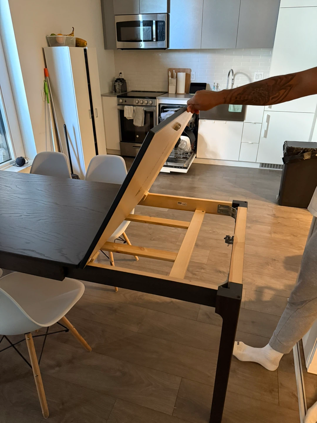 Extendable Dining Table - espresso