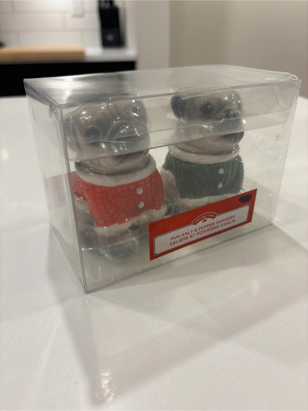 Brand New - Holiday Time Pug Salt & Pepper Shakers For Sale - photo 5