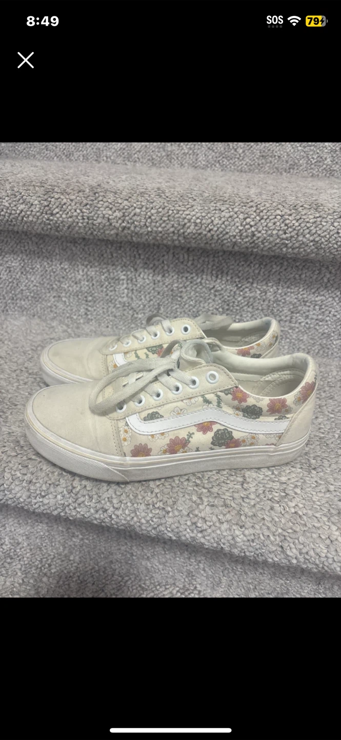 Vans Old Skool Floral Shoes