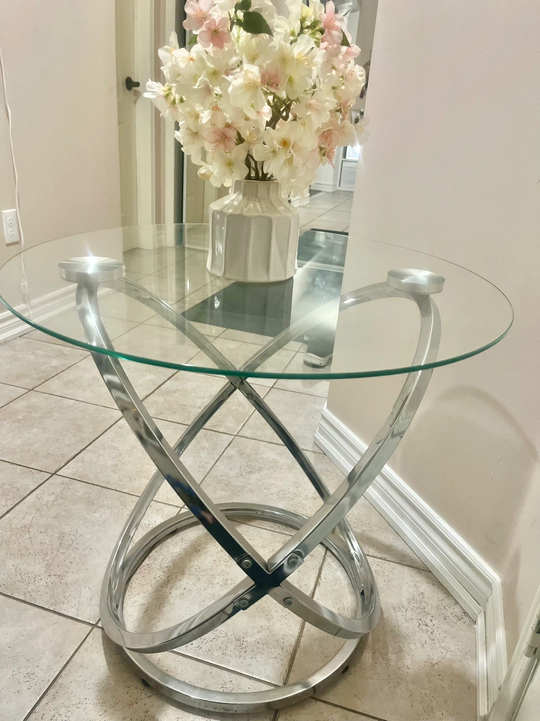 2 Glass Top Table - photo 2