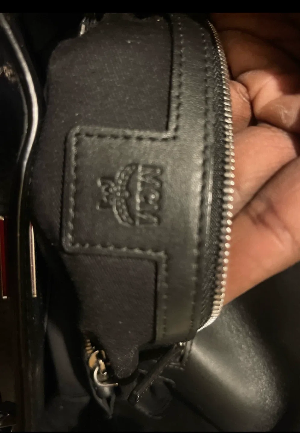 MCM Black Tote Bag image indicator(2)