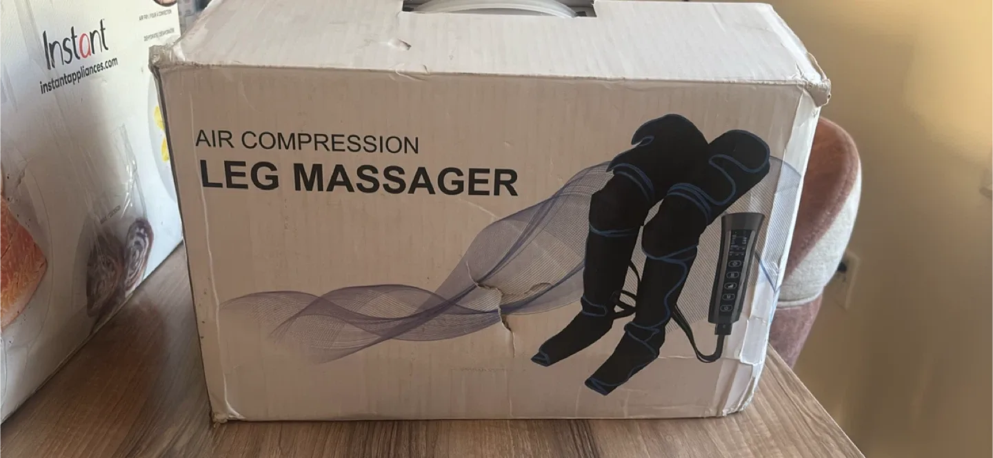 Cincom Leg Massager with Heat - Blue image indicator(6)