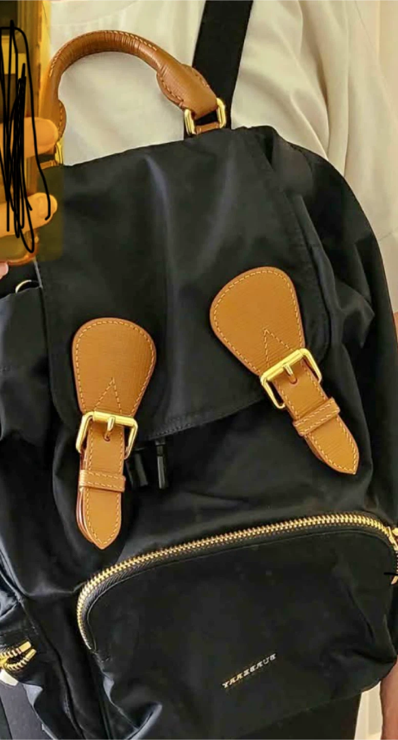 Burberry Black Nylon Backpack - photo 2