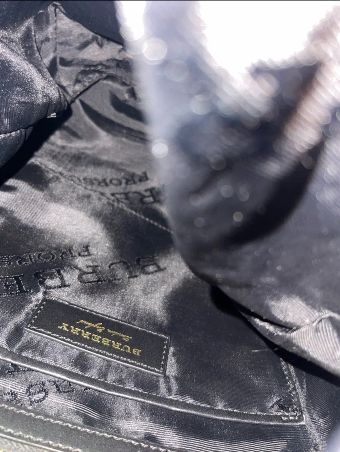 Burberry Black Nylon Backpack image indicator(5)