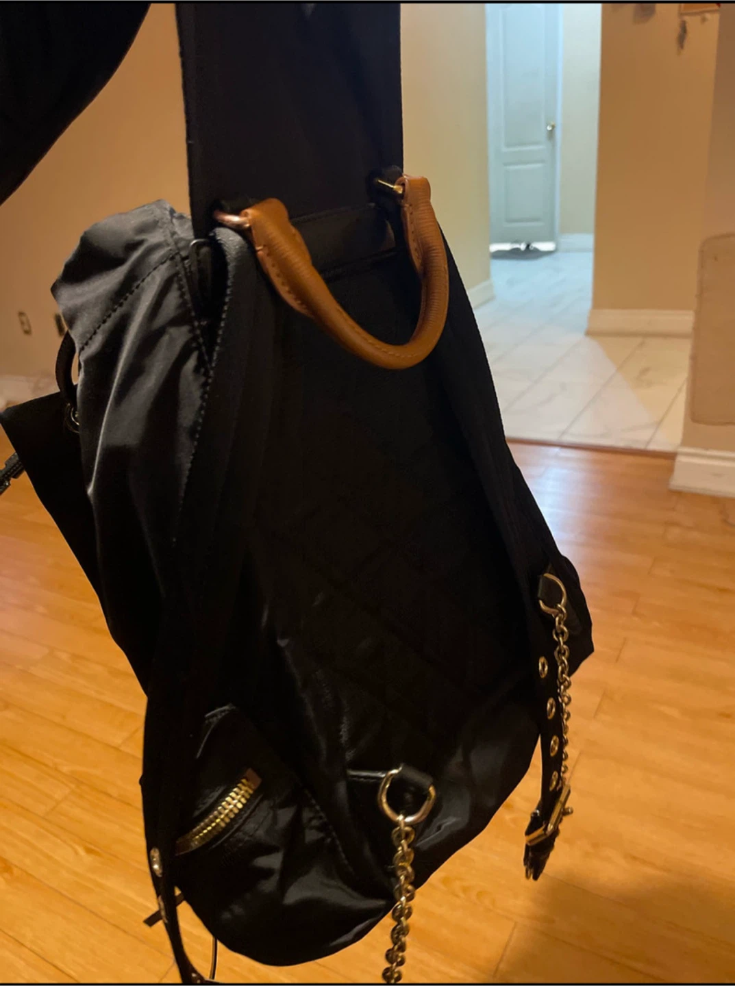 Burberry Black Nylon Backpack - photo 4