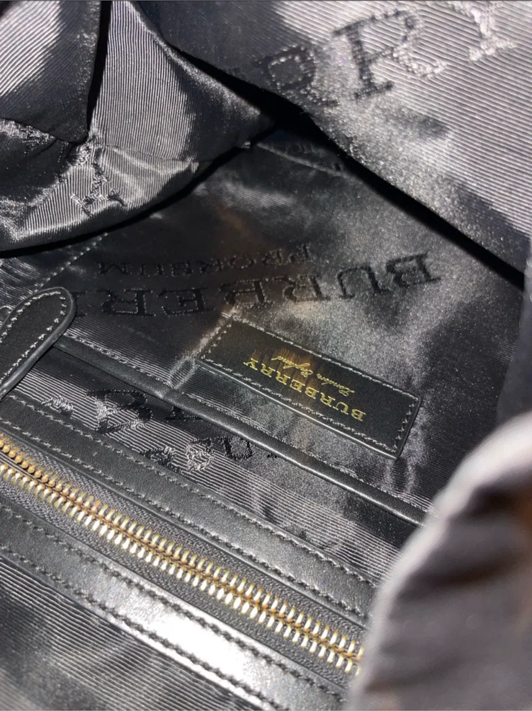 Burberry Black Nylon Backpack image indicator(6)