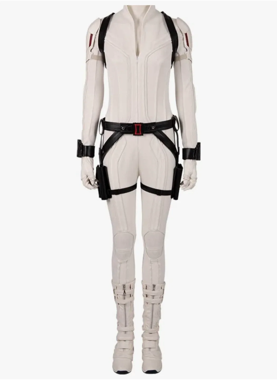 Black Widow White Suit Cosplay Costume thumbnail