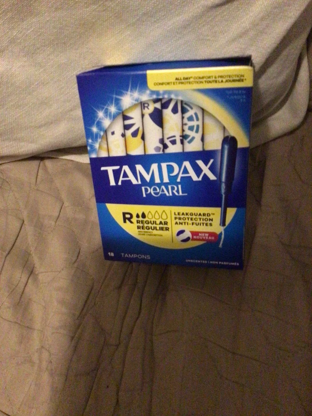 Tampax Pearl Regular Tampons, 18 Count