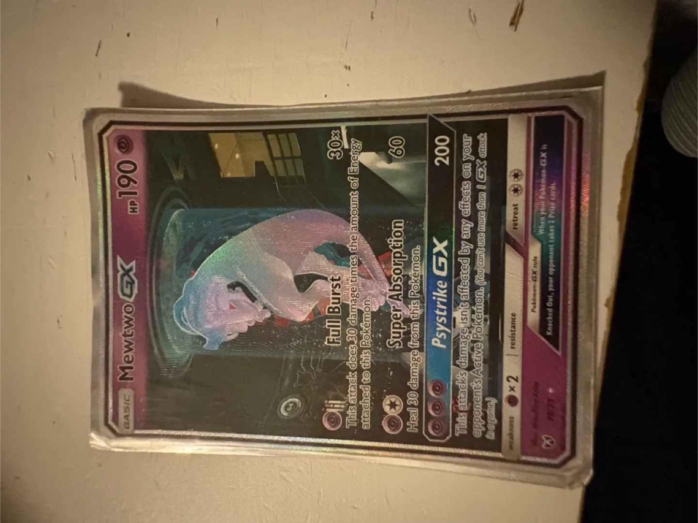 Mewtwo gx Pokémon card image indicator(2)