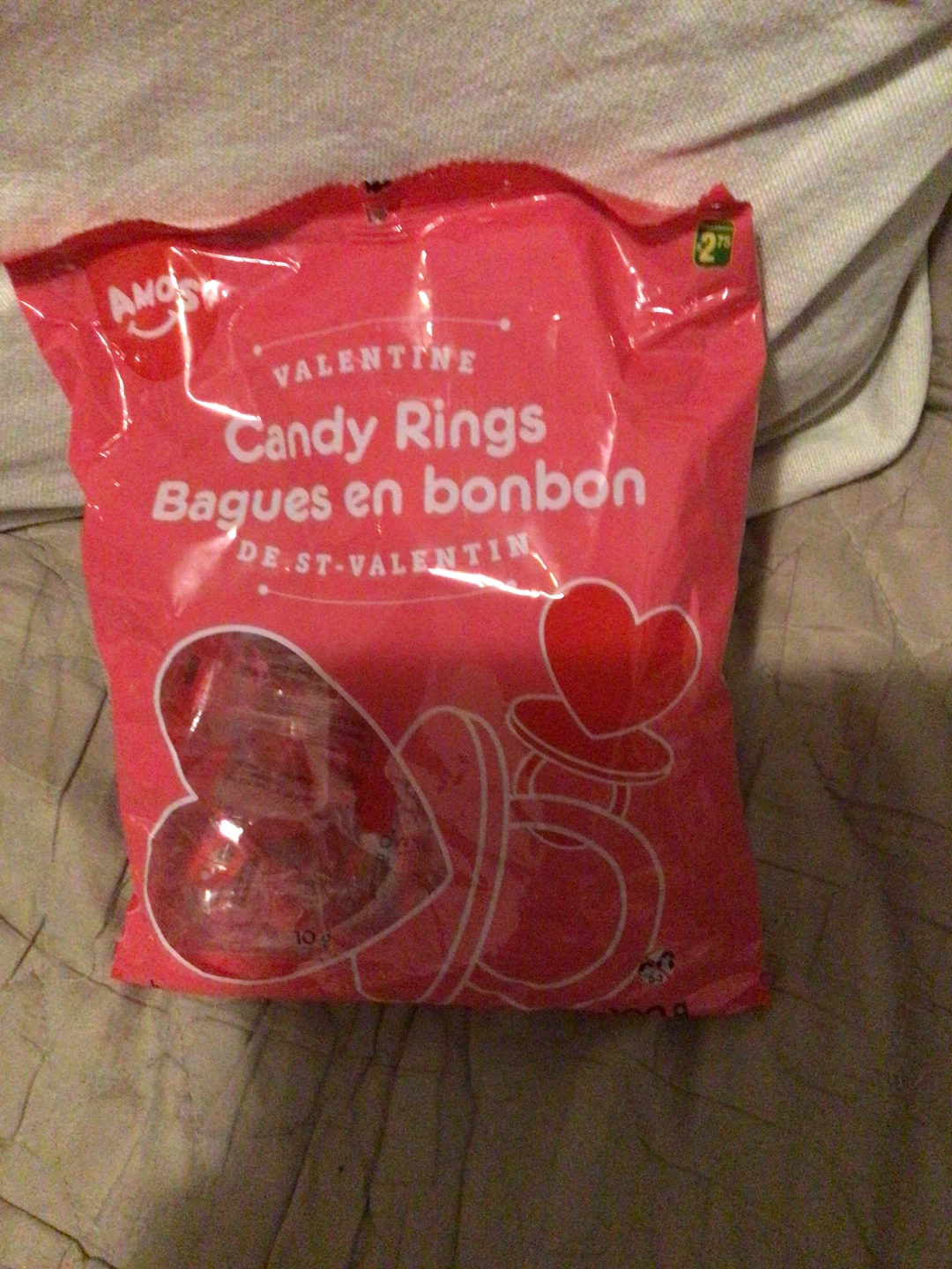 Amos Valentine Candy Rings
