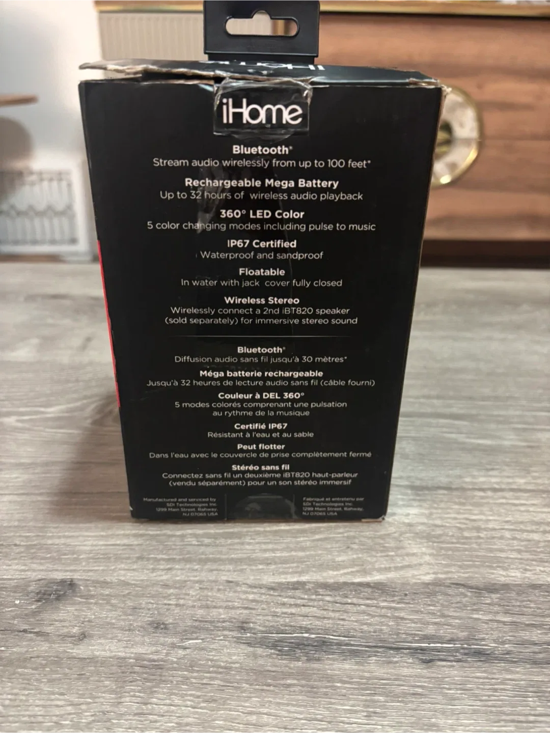 iHome iBT840BZ Waterproof Bluetooth Speaker image indicator(3)