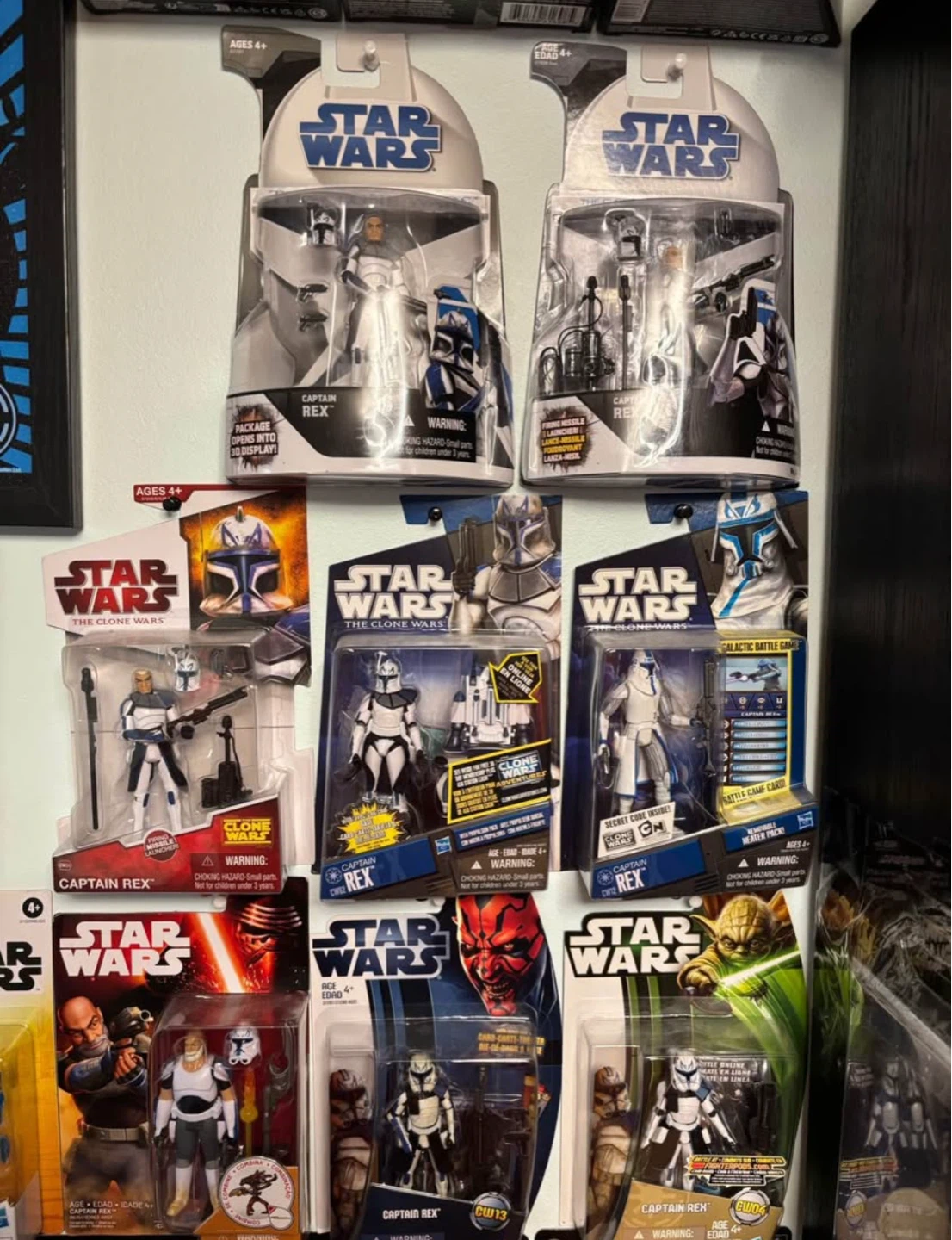BULK Star Wars The Clone Wars Captain Rex Action Figures