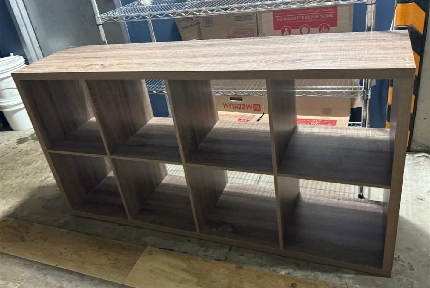 Wooden Cube Storage Shelf
