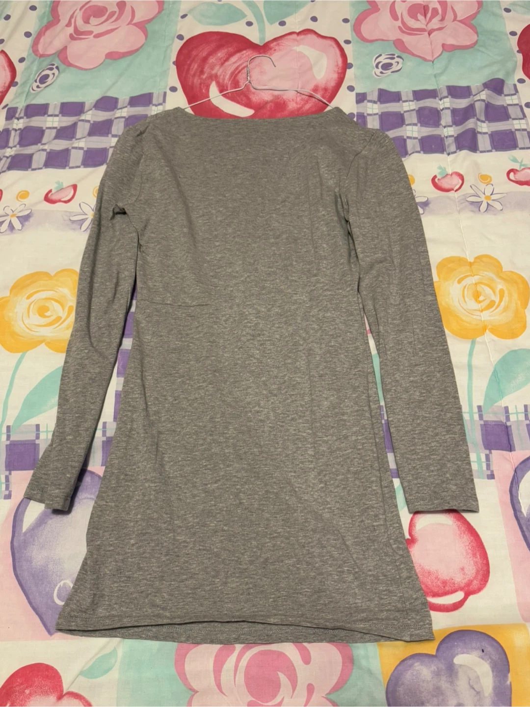 TOBI Grey Wrap Front Dress - Size S - photo 3