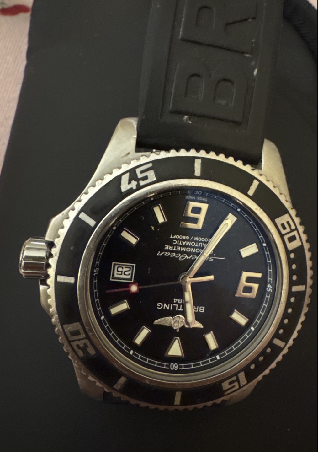 Original Breitling Superocean Automatic 44mm Watch