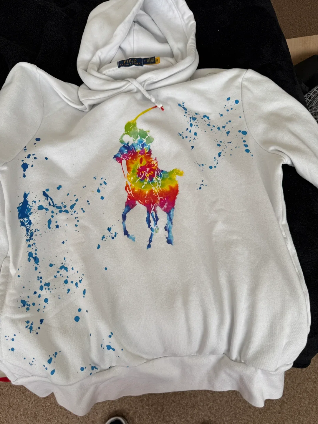 Polo Ralph Lauren White Hoodie image indicator(2)