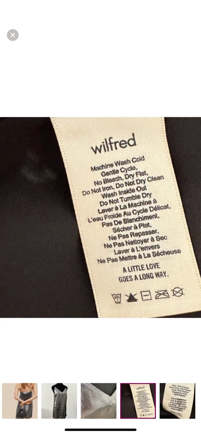 Aritzia Wilfred Vivienne Mini Dress with Lace image indicator(2)