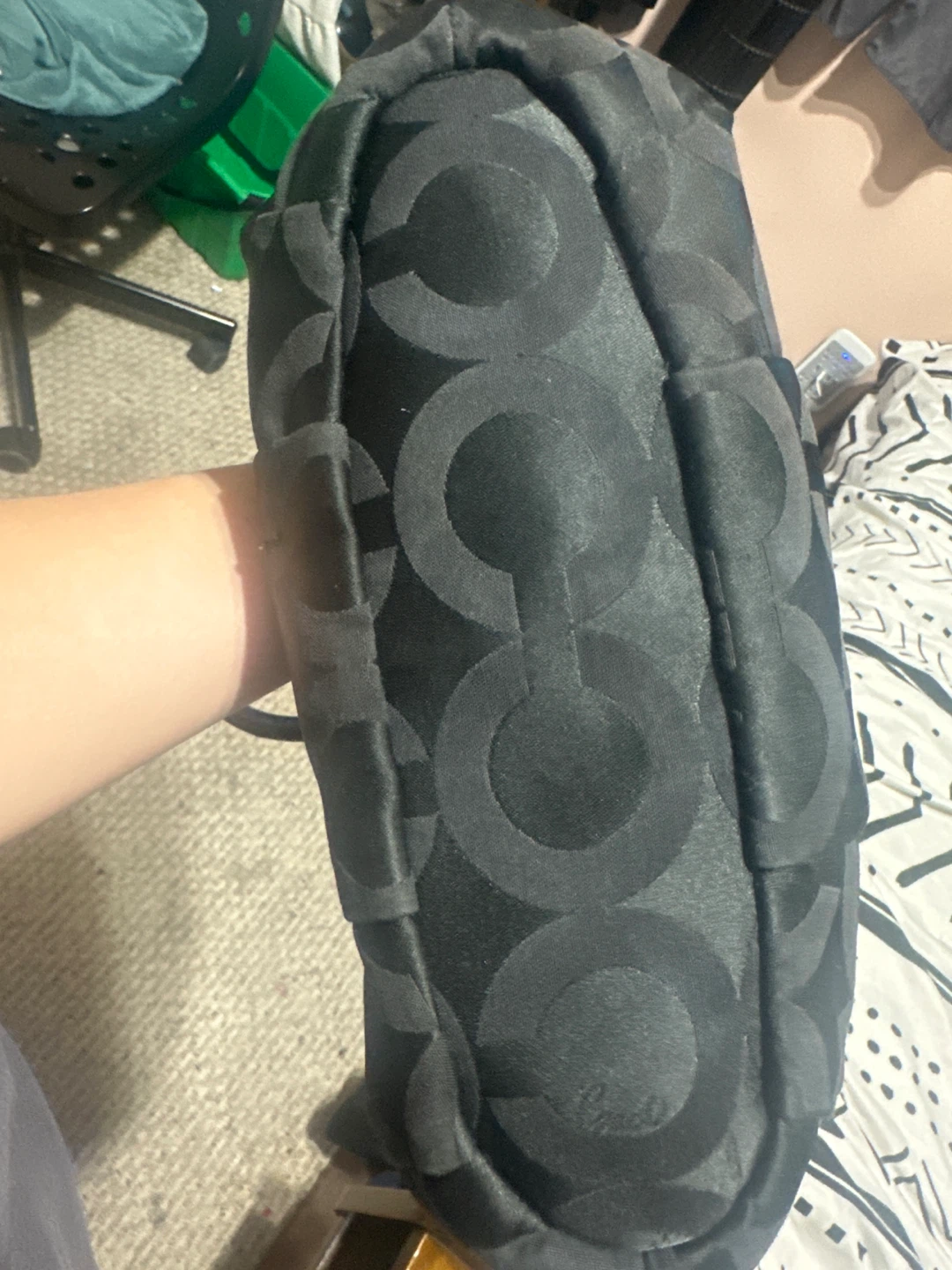 Coach Black Signature Purse - photo 5