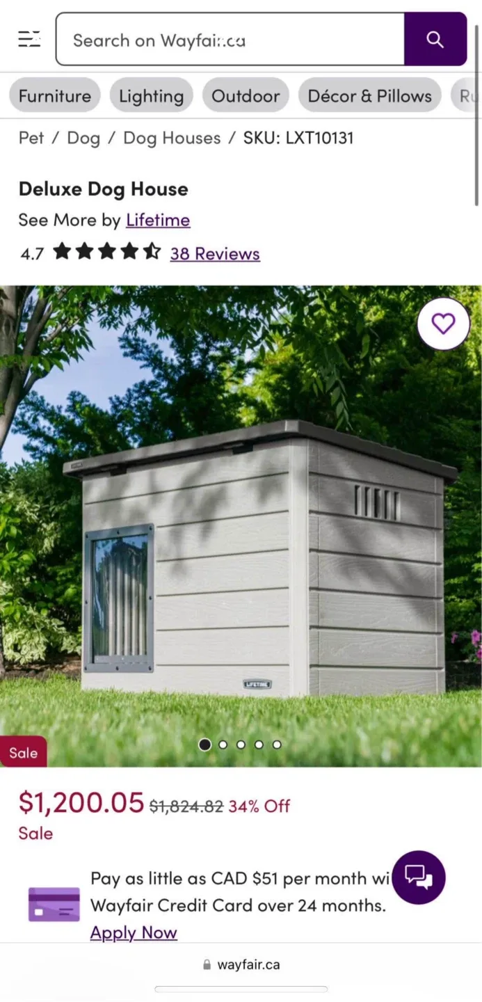 Lifetime Deluxe Dog House image indicator(3)