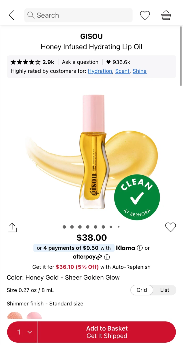 Unopened Gisou Lip Oil - photo 3