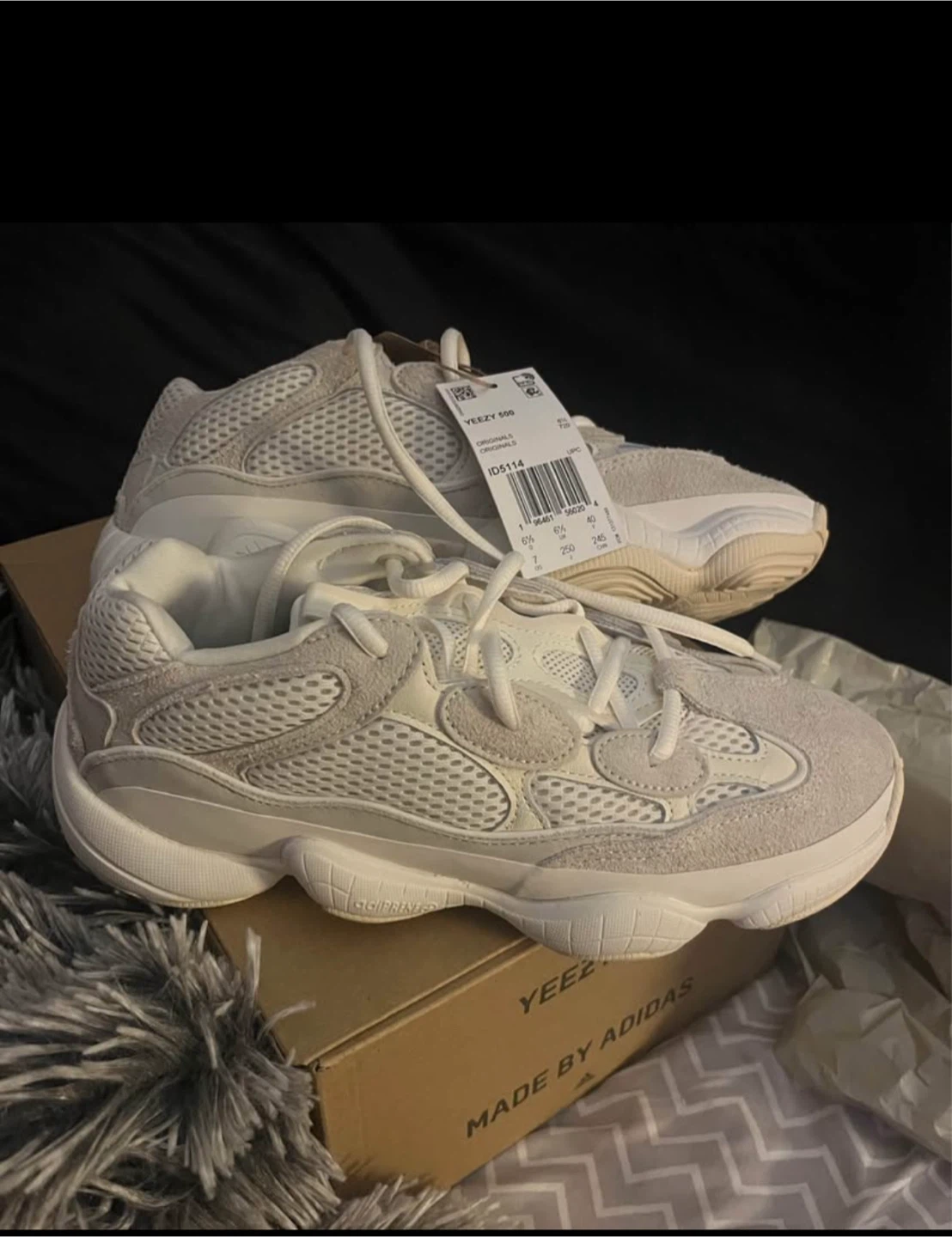Adidas Yeezy 500 Bone White (Size 7)
