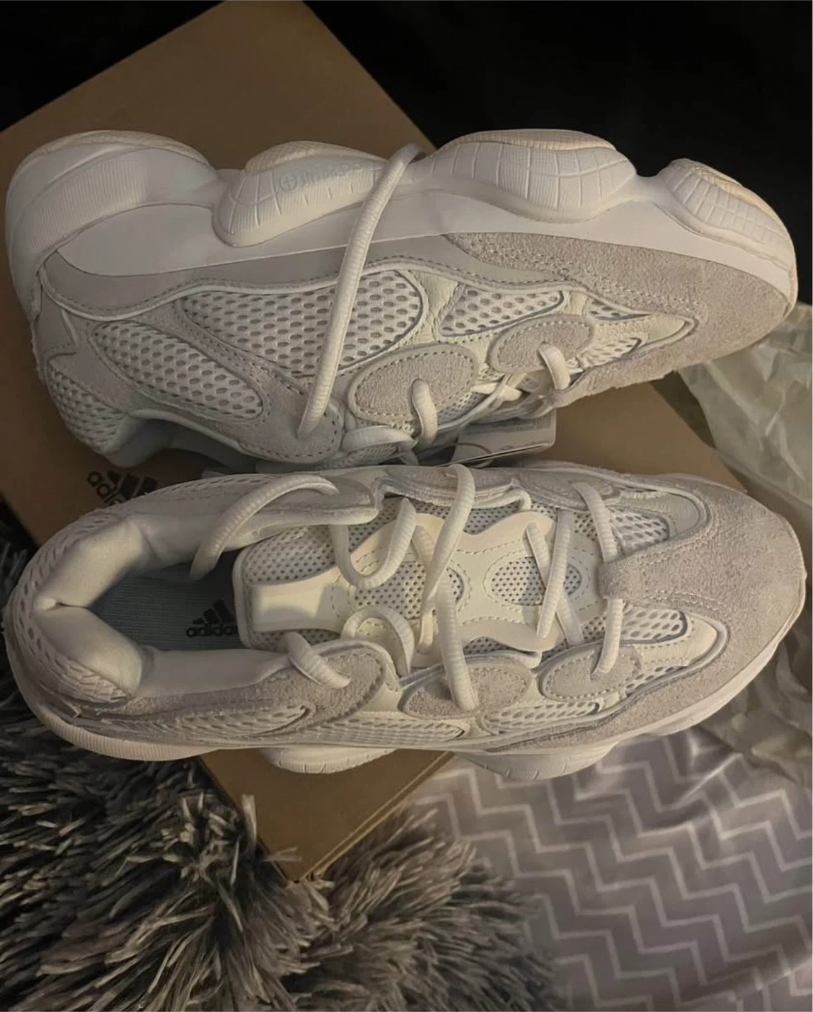 Adidas Yeezy 500 Bone White (Size 7) - photo 2