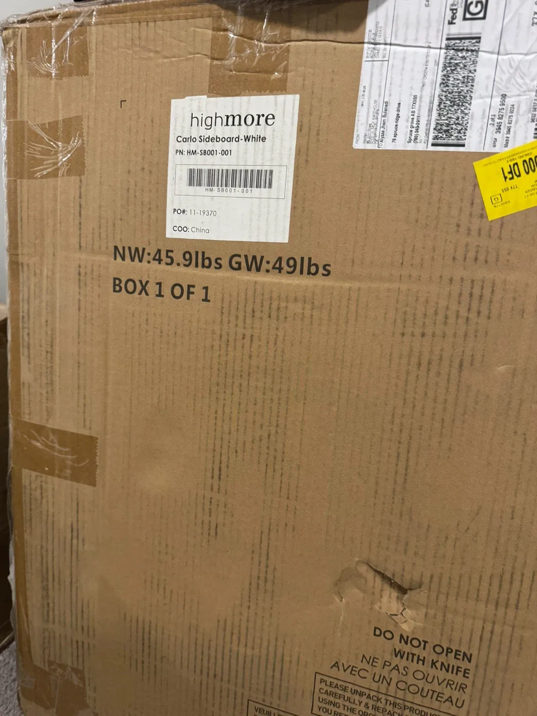 Nightstand with drawer image indicator(3)