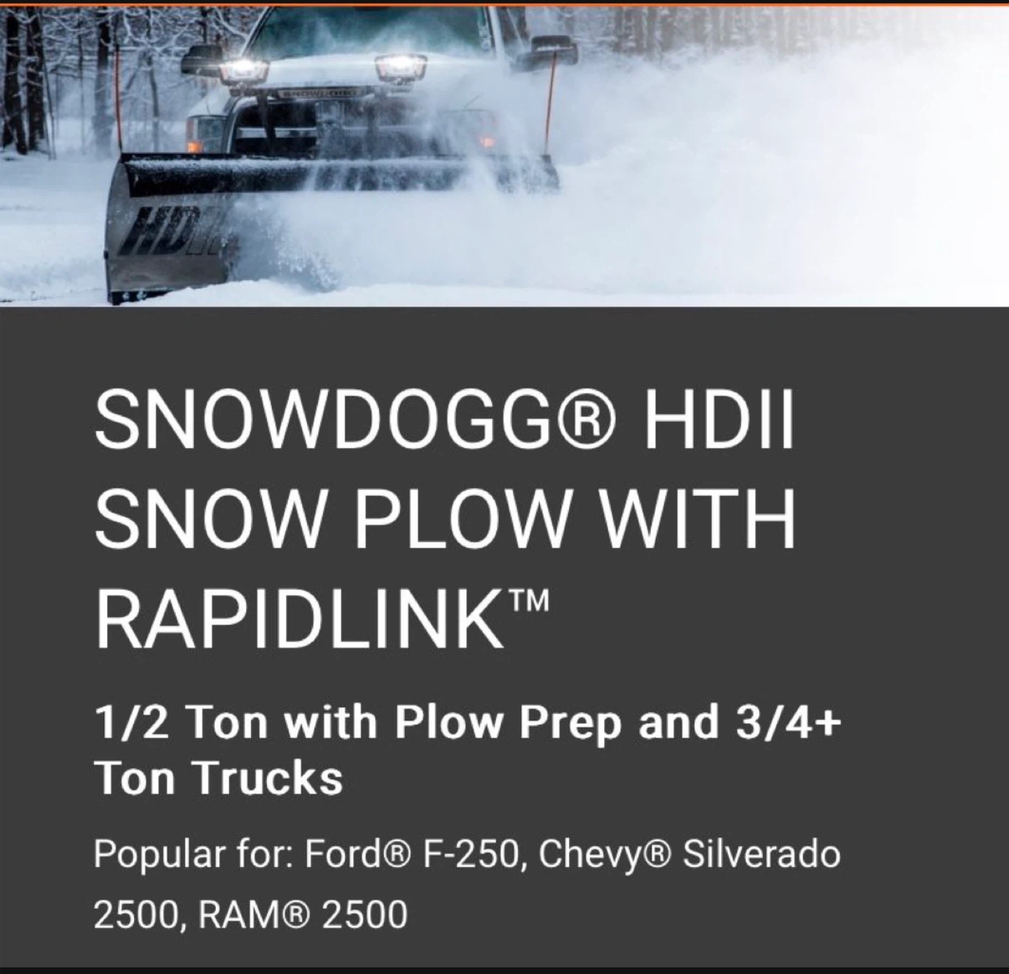 SnowDogg HDII Snow Plow with RapidLink - photo 4