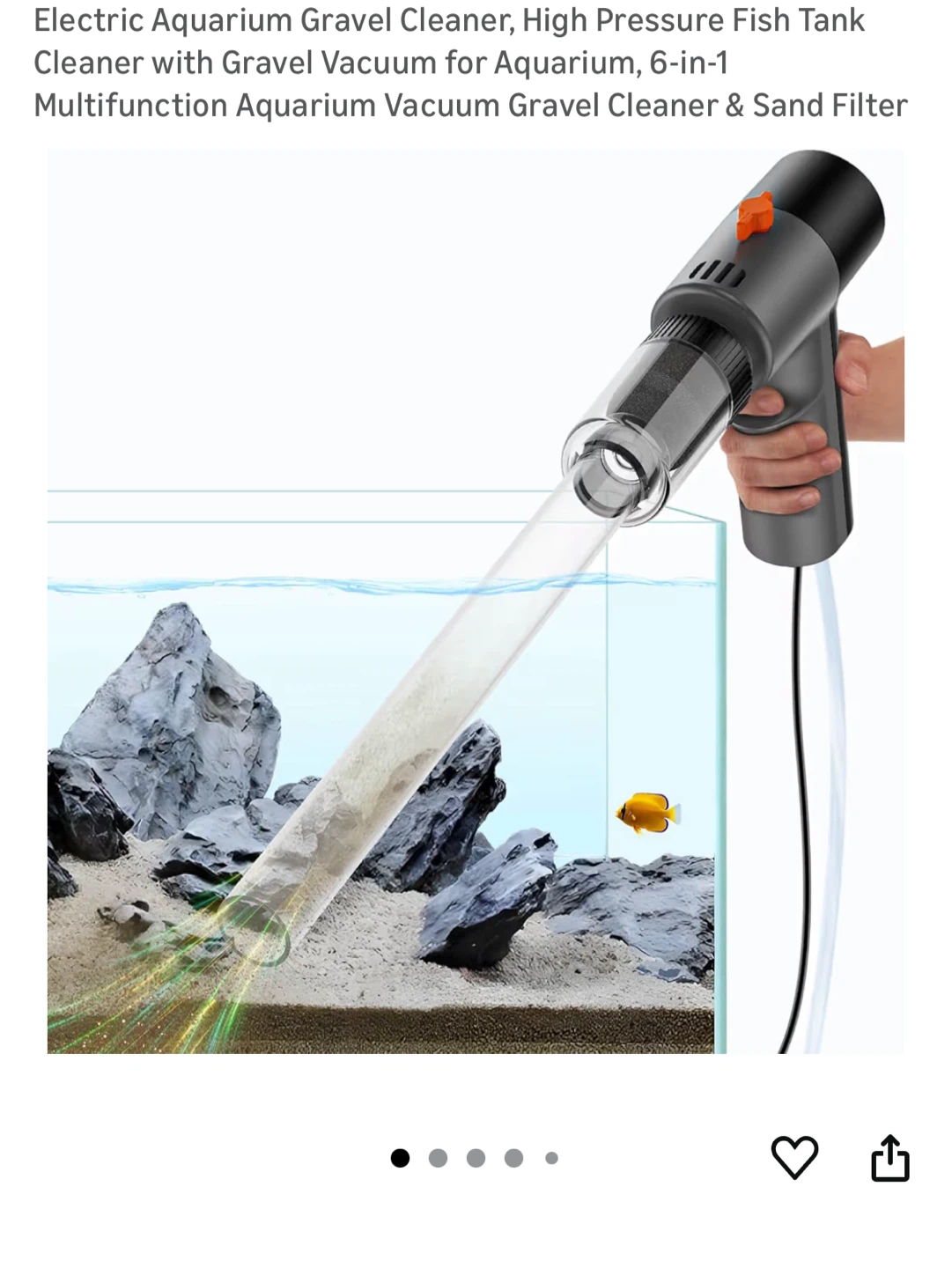 Brand new Electric Aquarium Gravel Cleaner