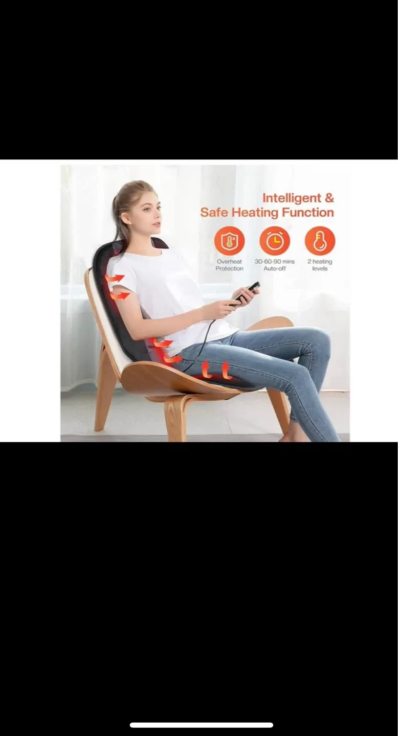 Massage Seat Cushion with Heat image indicator(3)