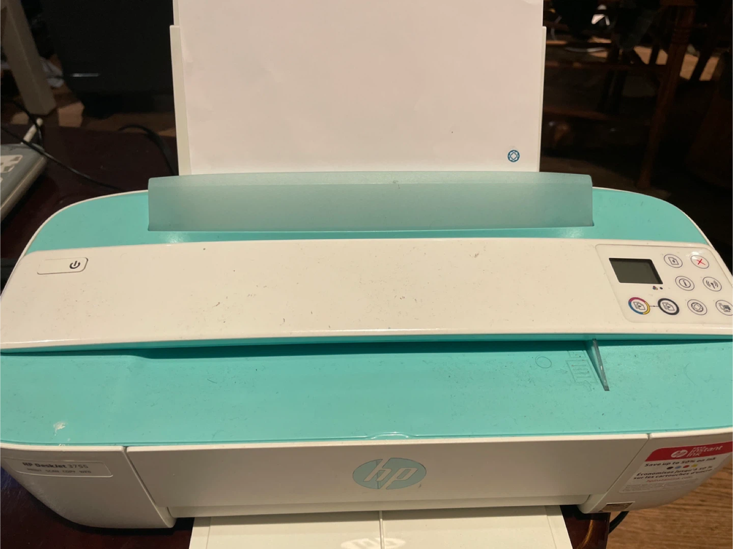 HP DeskJet 3755 Printer - photo 2