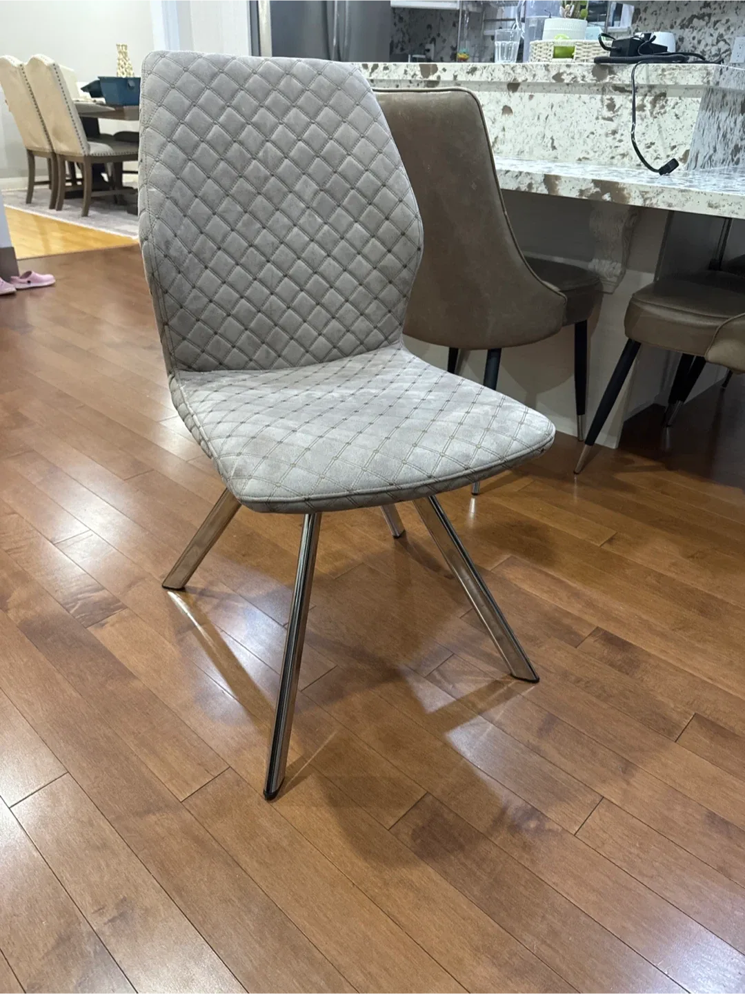 Desk and Chair Set - Grey image indicator(2)