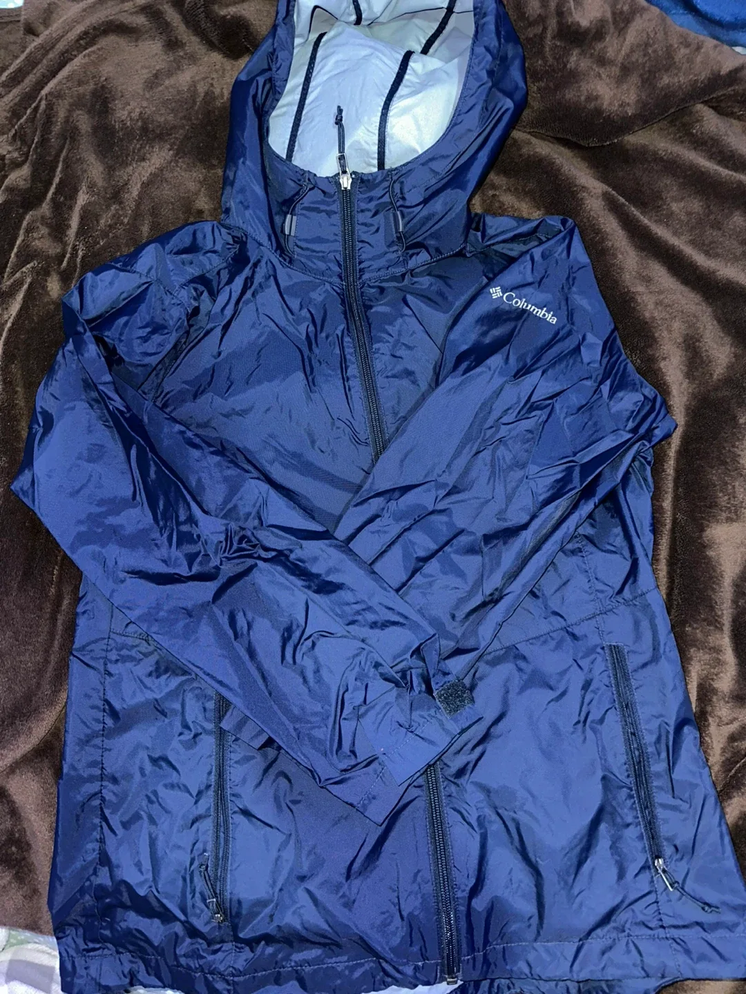 Columbia Blue Windbreaker Jacket image indicator(2)