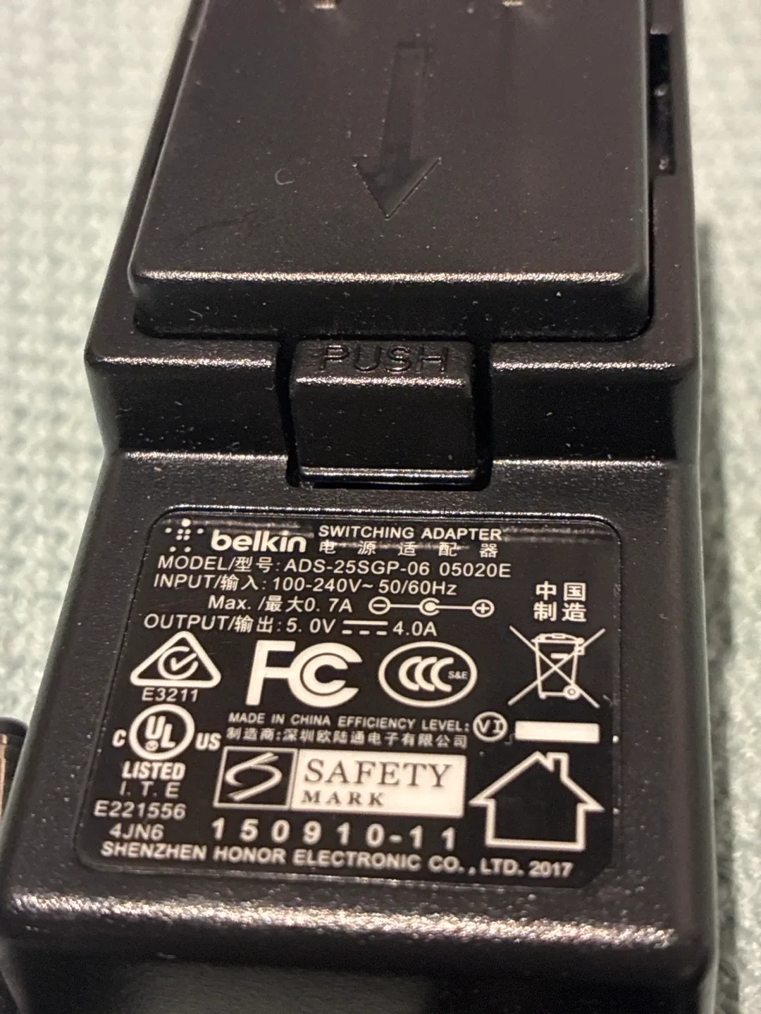 #freecycle Belkin ADS-25S-GP 05020E Switching Adapter image indicator(2)