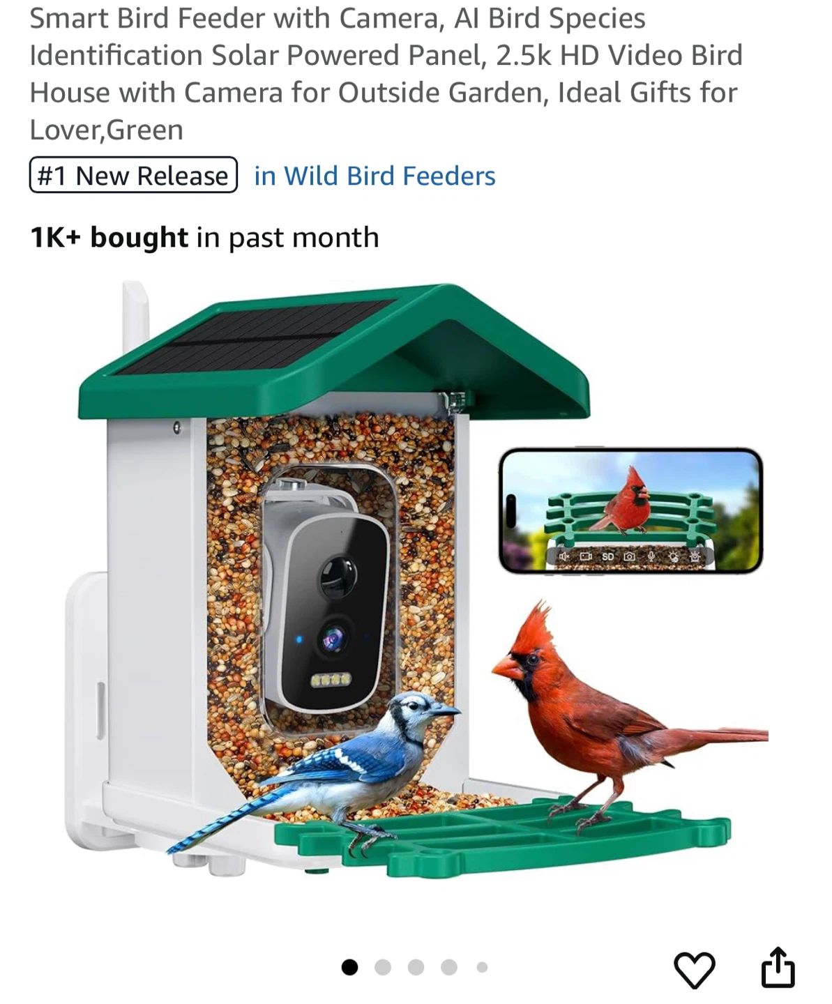 Brand new Smart Bird Feeder with Camera