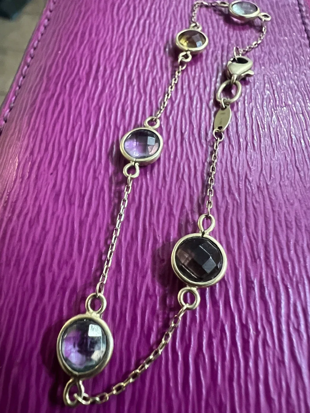 14 k Tuscany Station Necklace