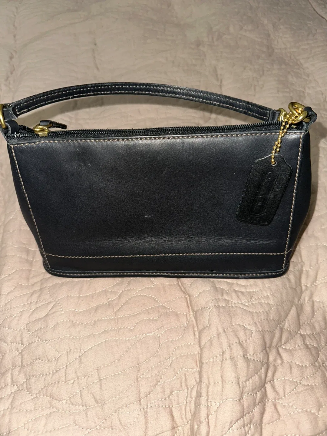 Coach Black Leather Mini Baguette image indicator(3)