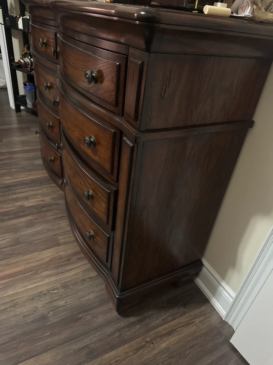 Dark Wood Dresser 8 Drawers image indicator(3)