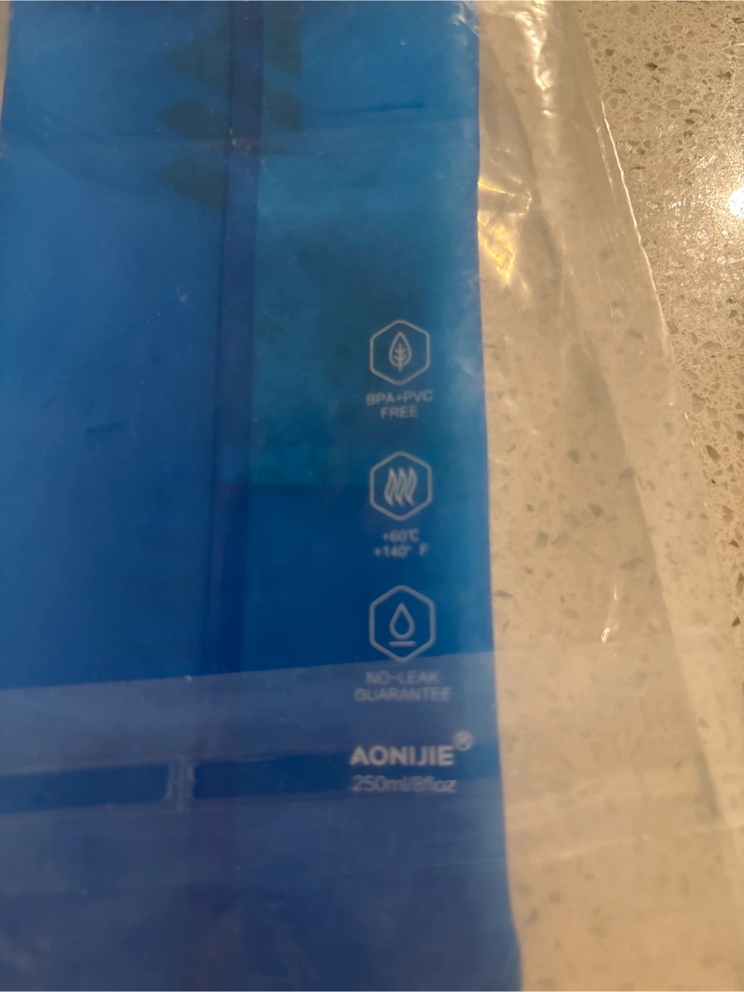 New AONIJIE 250ml Soft TPU Flask - Blue - photo 3