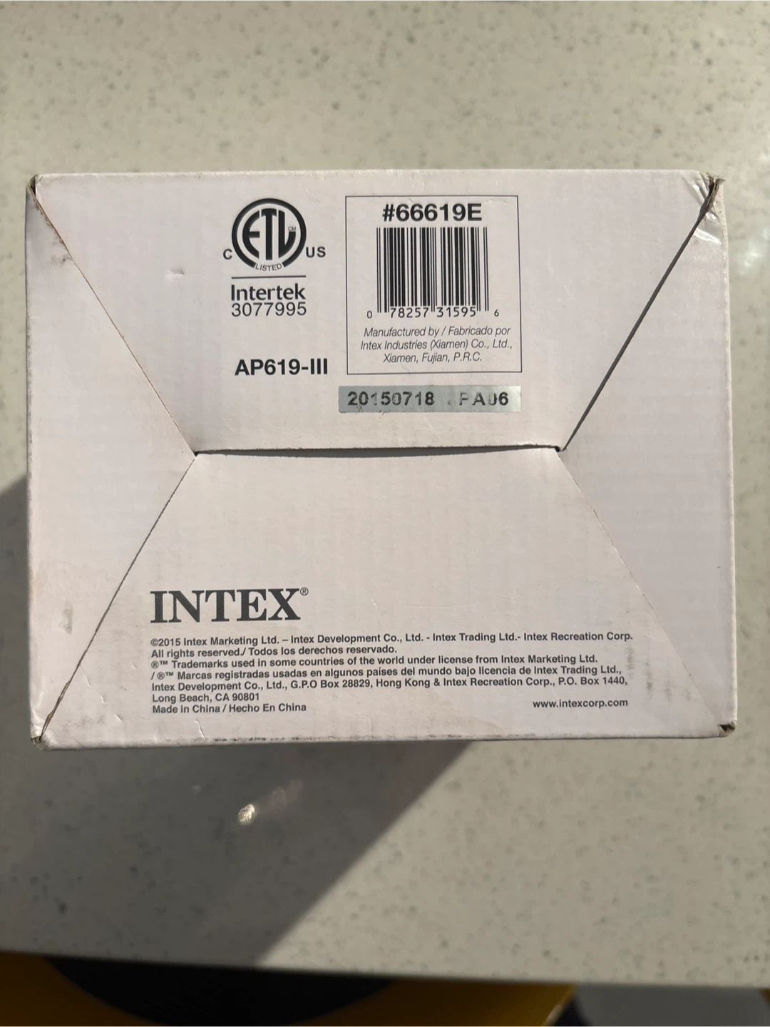 Intex Quick-Fill Electric Air Pump - photo 5
