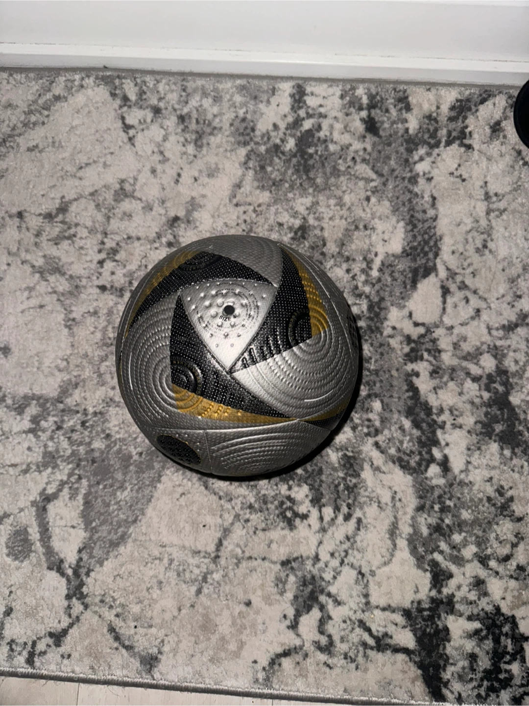 euro 2024 Silver & Black Soccer Ball