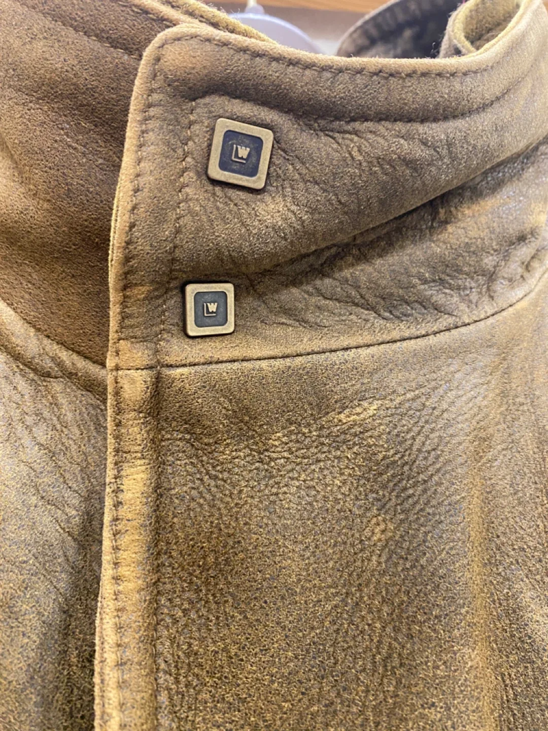 Vintage Wilson Leather Distressed Authentic Leather Jacket - 2XL image indicator(2)