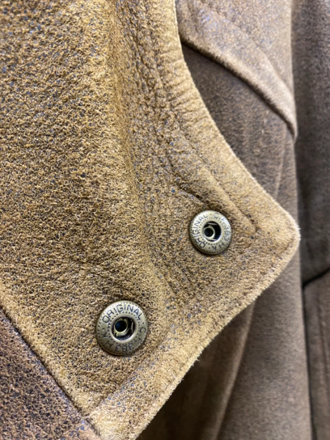 Vintage Wilson Leather Distressed Authentic Leather Jacket - 2XL image indicator(6)