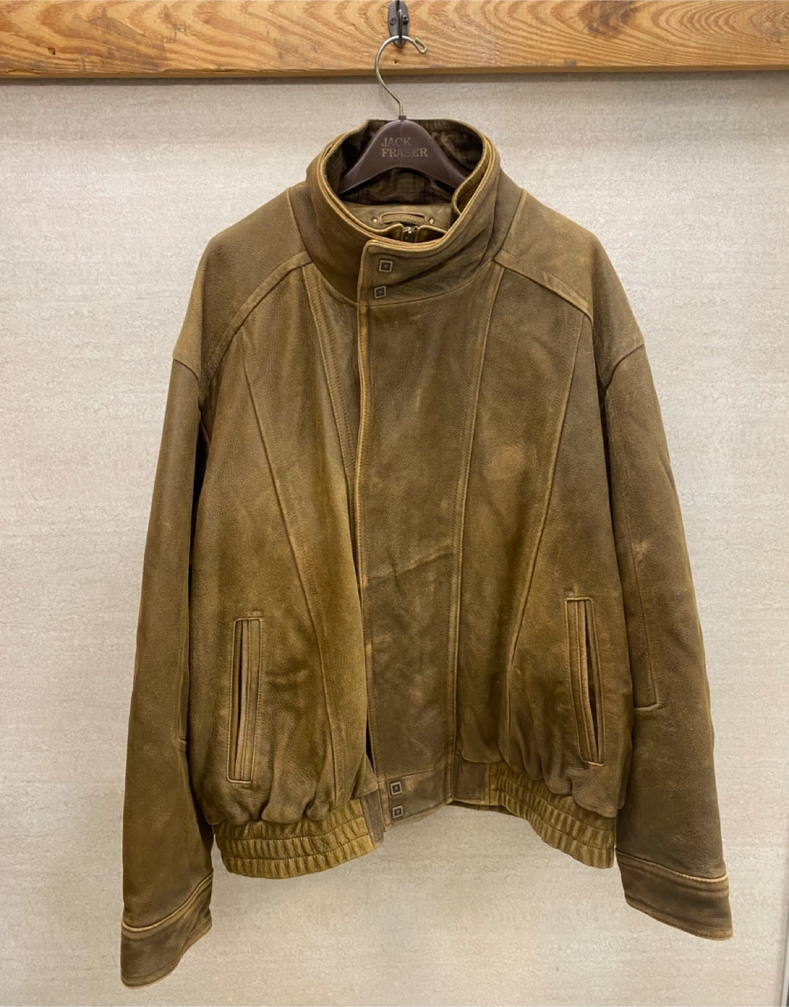 Vintage Wilson Leather Distressed Authentic Leather Jacket - 2XL