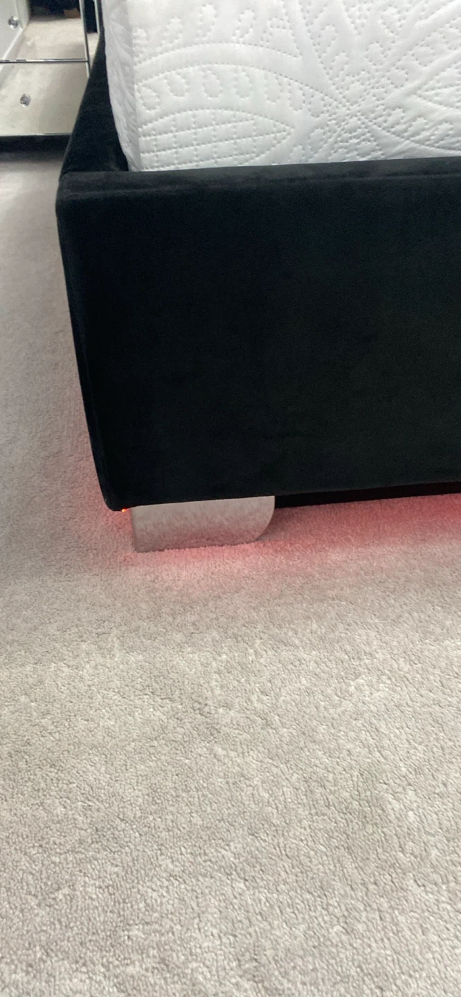Black Velvet queen, Bed Frame - photo 3
